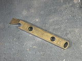 Brass Pry Bar with Patina