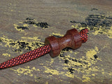 Large Spool Natural Canvas  Micarta Lanyard Bead and a Free Paracord Lanyard