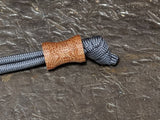 Medium Spool Natural Canvas Micarta Lanyard Bead and a Free Paracord Lanyard