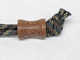 Medium Spool Natural Canvas Micarta Lanyard Bead and a Free Paracord Lanyard