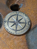 Brass Wayfinder Compass Coin