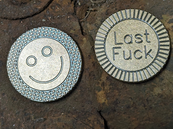 Brass Last F to Give Coin