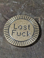 Brass Last F to Give Coin