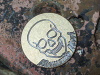 Brass Memento Mori Coin
