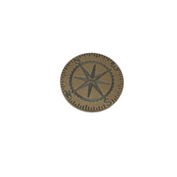 Brass Wayfinder Compass Coin