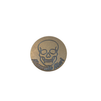 Brass Memento Mori Coin