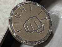 Brass F It, Fight It Decision Coin