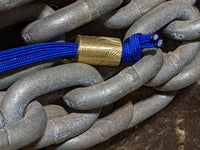 Large Brass Topo Lanyard Bead and a Free Paracord Lanyard