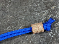 Large Simple Natural Micarta Lanyard Bead and a Free Paracord Lanyard