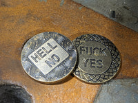 Brass Decision Coin