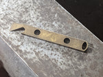 Brass Pry Bar with Patina