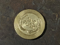 One F Coin Stonewashed No Patina