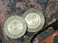 Brass Smiley Coin