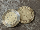 Brass Smiley Coin