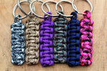 Cobra Stitch Paracord Lanyard with 1 1/4 inch Split Ring