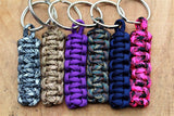 Cobra Stitch Paracord Lanyard with 1 1/4 inch Split Ring