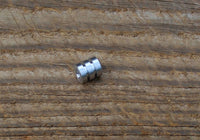 Large Aluminum Lanyard Bead With Two Grooves and a Free Paracord Lanyard