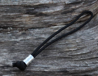 Medium Aluminum Lanyard Bead With Two Grooves and a Free Paracord Lanyard