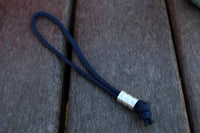 Medium Aluminum Lanyard Bead With Two Grooves and a Free Paracord Lanyard
