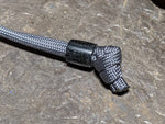 Smooth Texture Black Canvas Micarta Lanyard  and a Free Paracord Lanyard