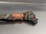 Small Spool Natural Canvas  Micarta Lanyard Bead and a Free Paracord Lanyard