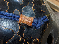 Small Spool Natural Canvas  Micarta Lanyard Bead and a Free Paracord Lanyard