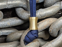 Small Spool Brass Lanyard Bead and a Free Paracord Lanyard