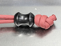 Version 2 Medium Curvy Delrin Lanyard Bead and a Free Paracord Lanyard