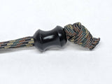 Version 2 Medium Curvy Delrin Lanyard Bead and a Free Paracord Lanyard