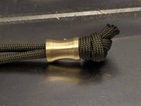Small Spool Brass Lanyard Bead and a Free Paracord Lanyard