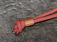 Smooth Texture Natural Micarta Lanyard  and a Free Paracord Lanyard