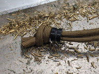 Small Black Micarta Lanyard Bead and a Free Paracord Lanyard