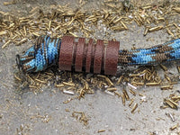 Large Natural Micarta Lanyard Bead with Free Paracord Lanyard