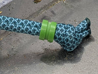 Small Acid Green G10 Lanyard Bead and a Free Paracord Lanyard