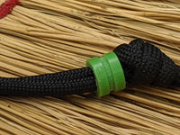 Small Acid Green G10 Lanyard Bead and a Free Paracord Lanyard
