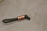 Large Copper Lanyard Bead with Free Paracord Lanyard