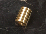 Large Brass Lanyard Bead With 5 Grooves and a Free Paracord Lanyard