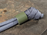Simple Small OD Green G10 Lanyard Bead with Free Paracord Lanyard