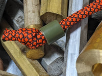 Simple Small OD Green G10 Lanyard Bead with Free Paracord Lanyard