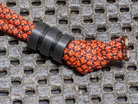 Medium Acetal (Delrin) Lanyard Bead With Two Grooves and a Free Paracord Lanyard