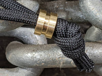 Small Brass Lanyard Bead and a Free Paracord Lanyard