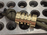 Large Brass Lanyard Bead with Free Paracord Lanyard