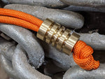 Large Brass Lanyard Bead with Free Paracord Lanyard
