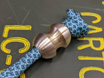 Medium Curvy Brass Lanyard Bead and a Free Paracord Lanyard