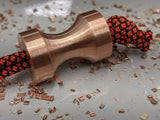 Large Spool Copper Lanyard Bead and a Free Paracord Lanyard
