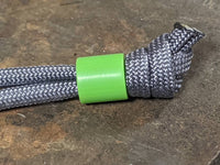 Simple Small Acid Green G10 Lanyard Bead with Free Paracord Lanyard