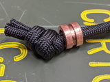 Small Copper Lanyard Bead and a Free Paracord Lanyard
