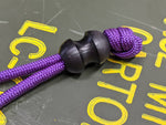 Medium Curvy Delrin (Acetal) Lanyard Bead and a Free Paracord Lanyard