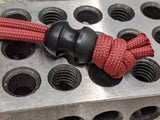 Medium Curvy Delrin (Acetal) Lanyard Bead and a Free Paracord Lanyard
