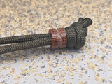 Small Natural Micarta Lanyard Bead and a Free Paracord Lanyard